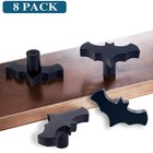 Gothic Bat Cabinet Knobs 8 Pack - Black Gothic Decor Handles For Kitchen Cabi   
