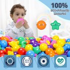 Star Ball Pit Balls For Kids  50 100 200 500 Crush Proof Play Plastic Balls F   