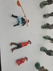 Britains Plastic Toy Soldiers British Lot Of 19 Red Coats Soldiers Mixed Lot  h1