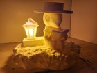 Plague Doctor Lamp     Gothic Led Night Light  Spooky Desk Decor