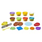 Play-doh Kitchen Creations Burger And Fries Set 8 Non-toxic Colors