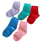Hanna Andersson Sweet   Soft Girls 5-pack Crew  socks  5 7   fits 1   2 Years 