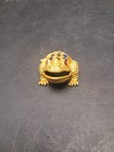      Miney Frog  Miniture Figurines   Luck Talisman For Money Missing Coin             