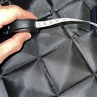Prada Saffiano Measuring Tape Keychain Silver Toggle 148cm Tape 