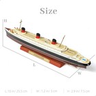 1 1250 Scale Ss Normandie Ocean Liner Die-cast Metal Model     French Atlantic Rec