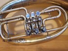 Baritone Wind Brass Musical Instrument Ussr Soviet Horn Vintage And Rare