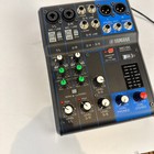 Yamaha Mg06 6 Channel Desktop Mixing Console Audio Mixer W  Phantom Power
