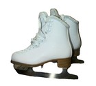 Jackson Ultima Soft Skate Girls Figure Ice Skates White Size 3 Us Mark 1   8 2 3