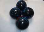 Candlepin Balls refinished epco Paramount s 2lbs  6 55oz  4 Ball Set  Mint Cond