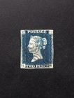 Queen Victoria Gb 2d Blue Sg 4 Used Mx 3 4 Margins Magnificent Colour Quality Vf