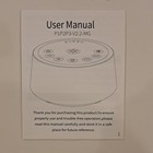 Color Noise White Noise Machine  White black  Includes User Manual