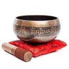 Premium Tibetan Singing Bowl Set     Handmade In Nepal Sound   Meditation Bowl     S