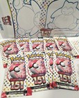 Pok  mon 151 Open empty display Etb W  Plastic - No Cards  9x Empty Packs W  Acc