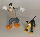 Vtg Disney Halloween Frankenstein Goofy   Skeleton Pluton In Costume Figures