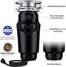 10-us-wm-058-3b Garbage Disposal Anti-jam Stainless Steel Food Waste Grinding