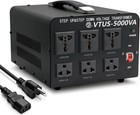 5000 Watt Voltage Converter Transformer - Heavy Duty Step Up down Convert Fro   