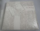 Vintage Tap Fanfare White Our Wedding Photo Album 12   x12    Nos
