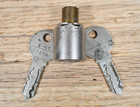 Stanley Vidmar Sl10 Cylinder Lock With 2 Keys Vtg Swiss Made Quality
