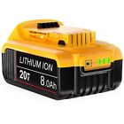 2 Pack For Dewalt 20v 20 Volt Max Xr 8 0ah Lithium Ion Battery Dcb206-2 Dcb205-2