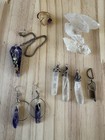 Chakra Amethyst Pendulum Reiki Chakra Dowsing Pendulum Crystal Healing Pendants
