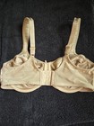 Bali Vintage 3562 Satin Tracings Underwire Pad  Adjustable Straps Bra 36d Gold