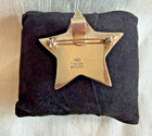 Large Taxco Vintage Mexican Sterling Silver Sheriff Star Pendant pin  925