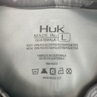 Huk Fishing Men s Long Sleeve Gray Camo Color Block Performance Shirt Size Large