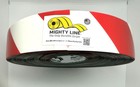 Mighty Line   Deluxe Safety Tape - 2  X 100  Red white chevron Free Shipping
