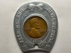 Encased 1952-d Wheat Cent Lucky You Lucky Boy Bread Good Luck Trade Token Fob