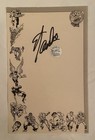 Marvel Comics Group Stationary Page Signed By Stan Lee With Coa  Captain America