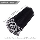 4 37yards Black Flower Wrapping Mesh Paper Pearl Edge Bouquet Packaging Wrinkled
