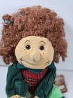 Folkmanis Folktails 24  Plush Red Curly Hair Girl Puppet Moveable Mouth   Arms