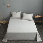 Microfiber Queen Bedding Flat Sheet  Ultra Soft And Wrinkle  Fade  Stain Resi   