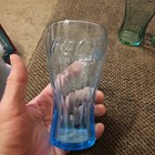 4 Vtg Coca Cola Drinking Glass 6 Inch Blue Green Purple