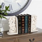 Aels Vintage Heavy Duty Bookends  Decorative Book Ends For Heavy Books  Uniqu   