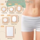 120 Pcs Disposable Castor Oil Patches Castor Oil Pack Wrap Self-adhesive Patch O