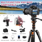 68  Fluid-head-camera-tripod  Professional Travel Video Tripod For Camera Dsl   