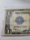 1923  1 One Dollar Horse Blanket Silver Certificate Large Size Note Blue Seal