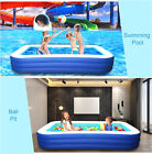 Hbn Inflatable Pool For Kids And Adults  120 x68 x22  Oversized Thickened Family