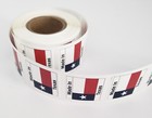  made In Texas  Stickers - Roll Of 250 1  X 1  Color Stickers For Marketing