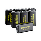 8pack 9v Alkaline Battery 6lr61 Batteries 9 Volt Ultra Long Lasting Leak Proof