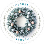  new  2026 Global Winter Wreath  global Single  2026 Mint Nh -   after 9 18 26  