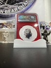 2019 Tuvalu Captain America First Releases 1 Oz Silver Coin Ngc Ms70 - Red Core