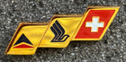 Vintage Delta Airlines  Singapore Airlines   Swiss Air Lines Lapel Pin