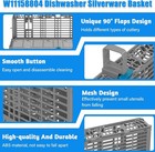 Dishwasher Silverware Basket Compatible With Whirlpool Wdf510payw0 Wdf510payb4