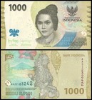 Indonesia 1000 Rupiah  2022  P-162a 1  Unc X 1000 Pcs Brick