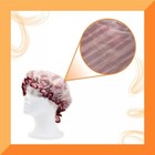 Cantu Double Sided  Waterproof  Satin Lined Shower Cap - 1ct