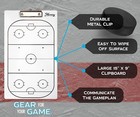 Murray Sporting Goods Dry-erase Double Sided Hockey Marker Board Clipboard