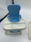 Fisher Price 1992 Little People High Chair  Baby Swing  Rocking Crib  And Infant