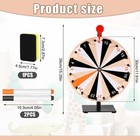 12 Inch Spinning Prize Wheel  24 Slots Tabletop Prize Wheel Spinner With Stan   